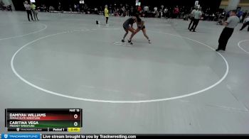 127 lbs Cons. Round 2 - Caritina Vega, Prodigy Wrestling vs Damiyah Williams, Female Elite Wrestling