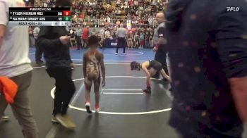 50 lbs Champ. Round 1 - Tyler Hicklin NE2, Donahue Wrestling Academy vs Ka`Brae Grady SE6, Nelsonville-York