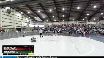 70 lbs Quarterfinal - Jaxten Tracy, Aviator Wrestling Club vs Gibson Ashby, Wasatch Wrestling Club