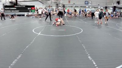 72 lbs Round 3 (6 Team) - John Cambra, Mat Assassins Black vs Russel Maloney, The Outsiders