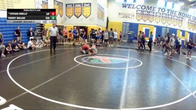 120 lbs Champ. Round 2 - Ethan Reilly, LHP vs Terry Milam, Black Creek Wrestling Club