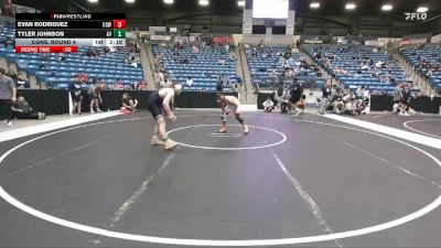 141 lbs Cons. Round 4 - Tyler Johnson, Avila vs Evan Rodriguez, Cowley College