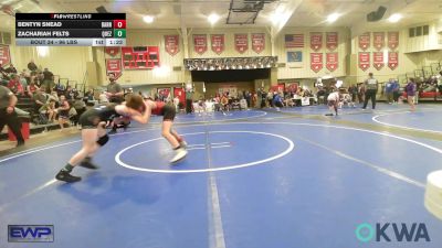 96 lbs Rr Rnd 2 - Bentyn Snead, Barnsdall Youth Wrestling vs Zachariah Felts, Quezada Wrestling Academy