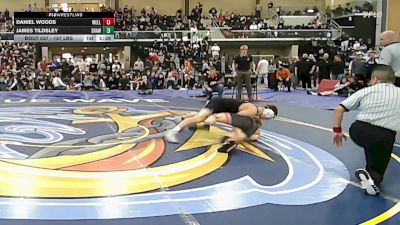 157 lbs Semifinal - Daniel Woods, Wellesley vs James Tildsley, Shawsheen