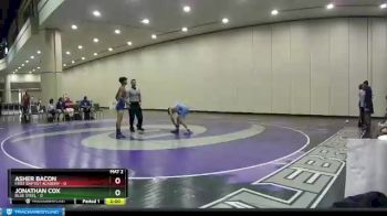 106 lbs Round 5 (10 Team) - Asher Bacon, First Baptist Academy vs Jonathan Cox, Blue Steel