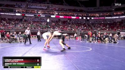 3A-215 lbs Cons. Round 2 - Logan Lashbrook, Waverly-Shell Rock vs Kieran Van Voorst, Pella