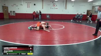 126 lbs Cons. Round 1 - Evan Burg, Solon vs James Garrison, Mediapolis