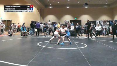 126 lbs 5th Place Match - Evan Schomburg, TWC vs Adam Khan, Savage