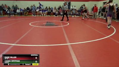 138 lbs Semifinal - Caden Spetman, OABCIG vs Gage Miller, AP-GC