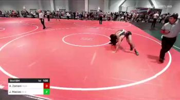 132 lbs Consi Of 16 #2 - Akbar Zamani, Thunder WC vs Jimmy Macias, Delano Diablos