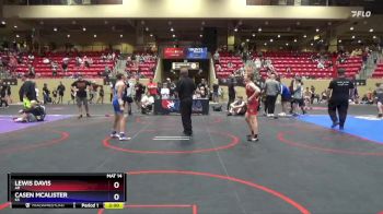 102 lbs Semifinal - Lewis Davis, AR vs Casen McAlister, KS