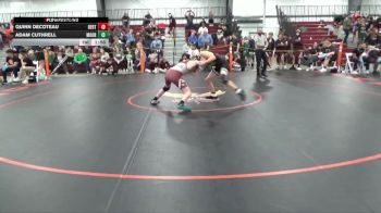 132 lbs Round 3 (16 Team) - Adam Cuthrell, Moorcroft vs Quinn DeCoteau, Berthoud