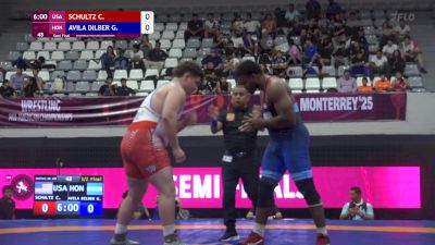 130 kg Semifinal - Cohlton Schultz, USA vs Gino Avila, HON