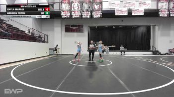 120-125 lbs Rr Rnd 1 - Isabell Nicley, Bartlesville High School vs Delaney Daniels, Bartlesville High School