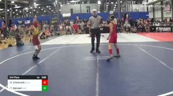 78 lbs 2nd Place - Gage Chelewski, Colorado Outlaws vs Trey Beissel, Hastings Wrestling