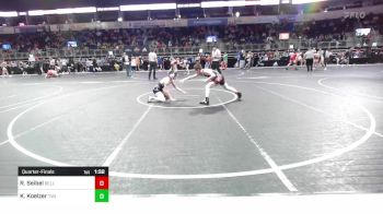 122 lbs Quarterfinal - Rocky Seibel, Belleville Little Devils vs Kallen Koelzer, Titan Wrestling Institute