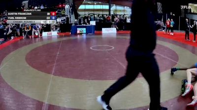 60kg Champ. Round 2 - Austin Franczak, Crank Wrestling vs Yuel Kebrom, Saskatoon Junior Huskies