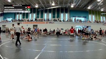 96 lbs Round 3 (4 Team) - Joe Gaffigan, Creeks Wrestling vs Carlos Rodriguez De-Cespedes, Eagle Empire