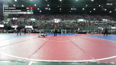 49/53 Semifinal - Reed Russell, Sandpoint Legacy Wrestling Clu vs Waylon Armstrong, Kalispell Wrestling Club
