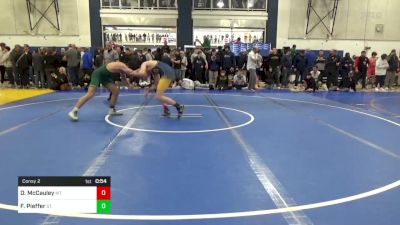 172 lbs Consy 2 - Devin McCauley, Mt. Lebanon vs Frankie Pieffer, St. Edward-OH