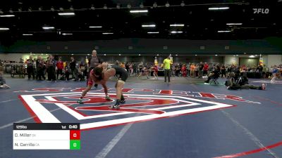 126 lbs Consi Of 8 #2 - Devon Miller, OK vs Nathan Carrillo, CA