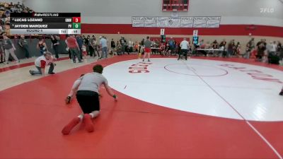 48-50 lbs Round 4 - Lucas Lozano, Greeley Metro WC vs Jayden Marquez, Platte Valley