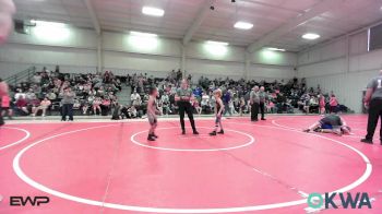 58-61 lbs Rr Rnd 2 - Kysen Morgan, Fort Gibson Youth Wrestling vs Ryder Kellett, Pocola Youth Wrestling