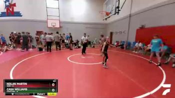 90 lbs Round 5 (6 Team) - Cash Williams, Choctaw vs Nolan Martin, WAR