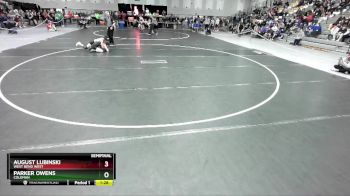 106 lbs Semifinal - Parker Owens, Coleman vs August Lubinski, West Bend West