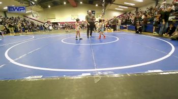 43 lbs Semifinal - Brynlee Burchett, Raw Wrestling Club vs Blakely Torix, Sperry Wrestling Club