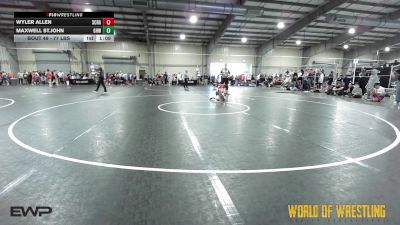 77 lbs Round Of 16 - Wyler Allen, Scrap Yard Training vs Maxwell St.John, Greater Heights Wrestling