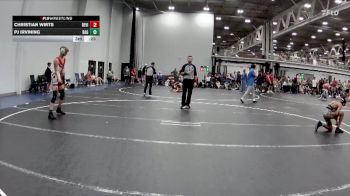 126 lbs Round 1 (4 Team) - Luca Blythe, Outsiders WC vs Nazeef Bush, Colonial Pride