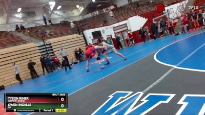 126 lbs Cons. Semi - Owen Ingalls, CIA vs Tyson Riner, Western Boone