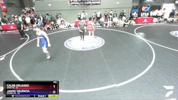 175 lbs Placement Matches (16 Team) - Caleb Delgado, IEWA-FR vs Jason Valencia, SCVWA-FR