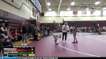 PW-13 lbs Cons. Round 1 - Kenton Bailey, Lynx Wrestling Club vs Ralen Albaugh, WRATH