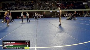285 lbs Champ. Round 1 - Donovan Mann, Nebraska Wesleyan vs Jonah Clark, Loras