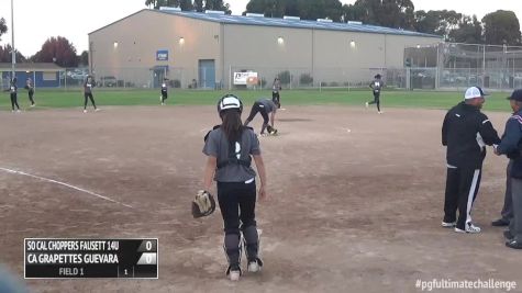 So Cal Choppers Fausett 14U vs CA Grapettes Guevara   PGF Ultimate Challenge 2016