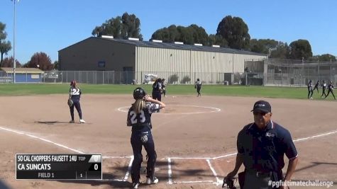 So Cal Choppers Fausett 14U vs CA Suncats   PGF Ultimate Challenge 2016