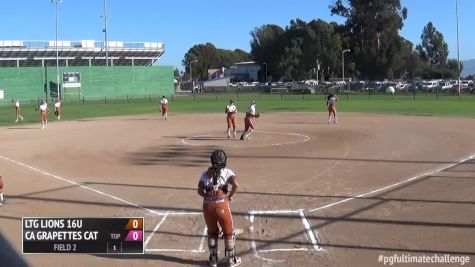 LTG Lions 16U vs CA Grapettes CAT   PGF Ultimate Challenge 2016
