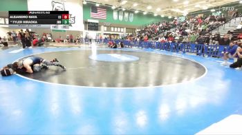 126 lbs Cons. Semi - Tyler Hiraoka, JW North vs Alejandro Nava, Canyon Springs