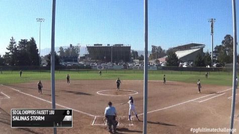 So Cal Choppers Fausett 18U vs Salinas Storm   PGF Ultimate Challenge 2016