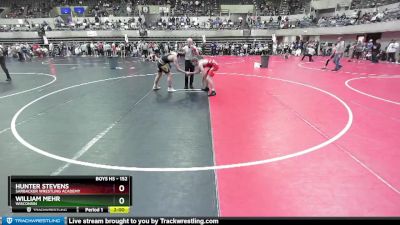 152 lbs Champ. Round 1 - William Mehr, Wisconsin vs Hunter Stevens, Sarbacker Wrestling Academy