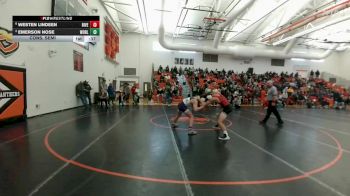 150 lbs Cons. Semi - Westen Lindeen, Huntley Project (Worden) vs Emerson Nose, Laurel