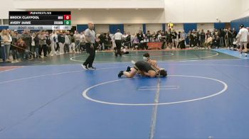 138 lbs Cons. Round 3 - AVERY JAIME, Bethalto (Civic Memorial) vs Brock Claypool, Morris Community