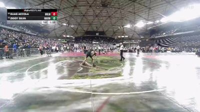 Boys 3A 113 lbs Champ. Round 1 - Ziggy Silva, Roosevelt vs Elias Accola, Inglemoor