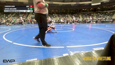 100 lbs Consi Of 16 #1 - Carson Kirk, American Dream vs Jayce Leclaire, Team Nazar