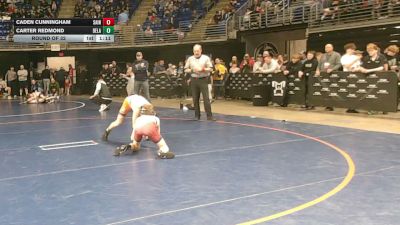 96 lbs Round Of 32 - Caden Cunningham, Saint Marys vs Carter Redmond, Delaware Valley