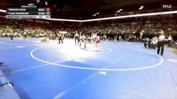 215 Class 2 lbs 3rd Place Match - Brooks Head, Moberly vs Luke Hornburg, Westminster Christian Academy