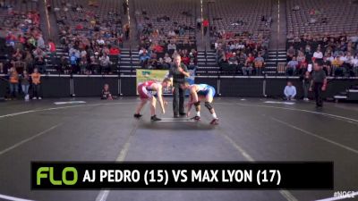 182 lbs Max Lyon, IA vs AJ Pedro, MA