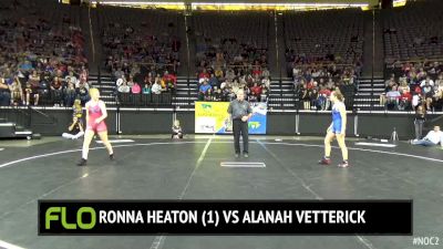126 lbs Ronna Heaton, SD vs Alanah Vetterick, IA